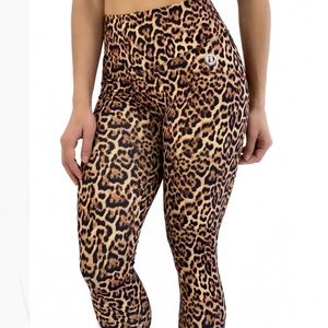 Leopard Print Workout Pants